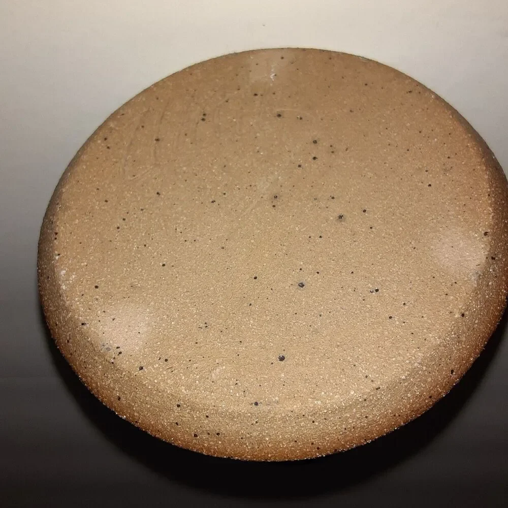 CCC Pottery Stoneware Mini Vase Artist Signed Sea Blues 4